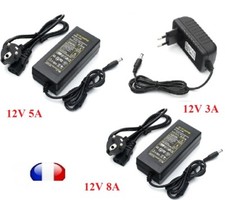 12V 3A 5A 8A Chargeur d'alimentation AC to DC Transformateur adaptateur chargeur