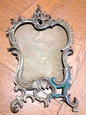 Cadre ancien bronze Napoléon III, pour miroir ou peinture. BE