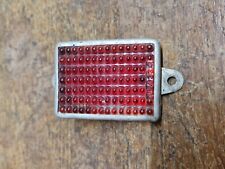 FEU CATADIOPTRE VERRE VELO RANDO ANCIEN BICYCLE REAR GLASS REFLECTOR