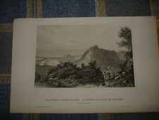 1800 INCISIONE CUMA LAGO