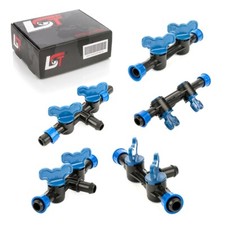 5x Double Embout Système D'Arrosage Pièce en T Raccord de Tuyau Ø 17x16x17 MM