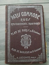 Paris Commode Avec Plans De PARIS et Banlieue Renseignements Transports 