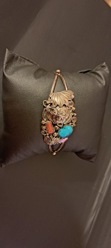 Running bear sterling silver - bear-,