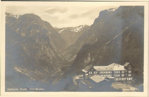 Norway stalheim carte postale - stalheim,