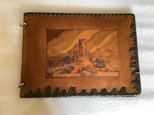 Ancien Porte documents / Portfolios en Cuir Marron   Vintage (1940/1950)