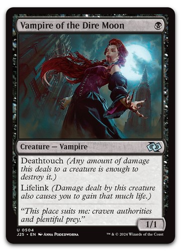 Mtg magic vampire - of, dire