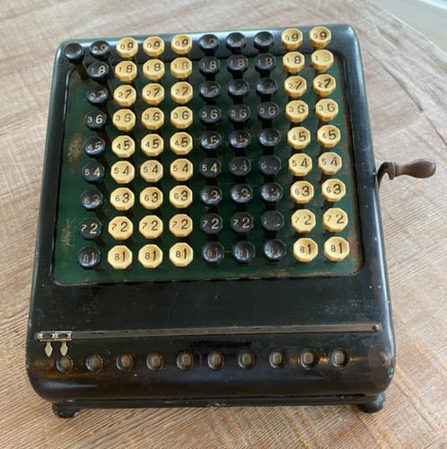 Antique burroughs calculator - antique,