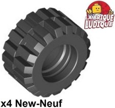 Lego 4x Tire Pneu 21mm D. x