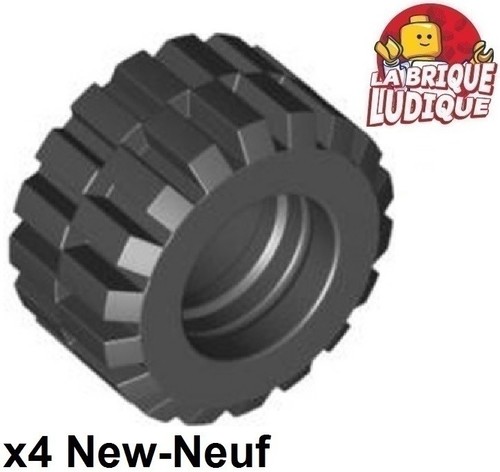 Lego tire pneu - 4x,
