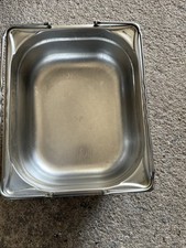 Bac gastro alimentaire inox 32x26x10 avec poignées
