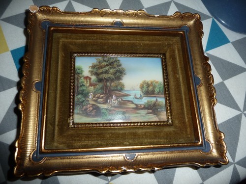 Ancienne peinture miniature - ancienne,