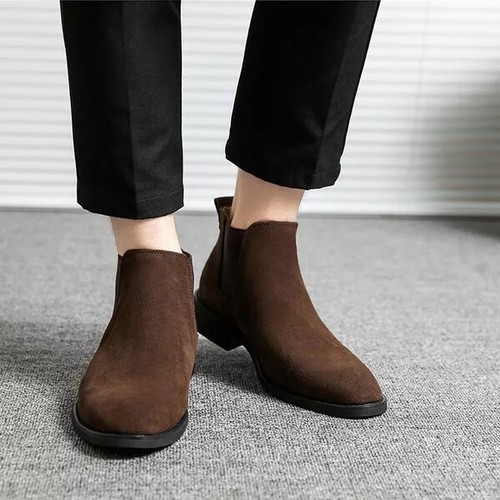 Bottes homme rangers - en, daim
