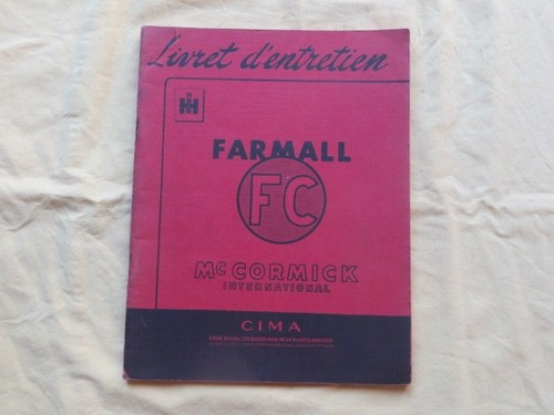 Tracteur cormick farmall fc - mc,