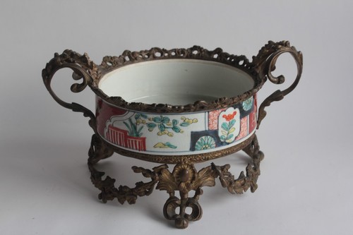 Coupe porcelaine imari monture - coupe,