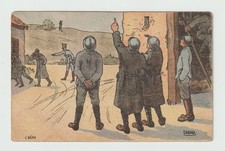 Par GABARD . L'Aéro . Poilus dans les tranchées CPA 4717