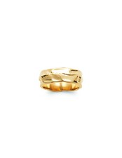 Bague  finition martelée