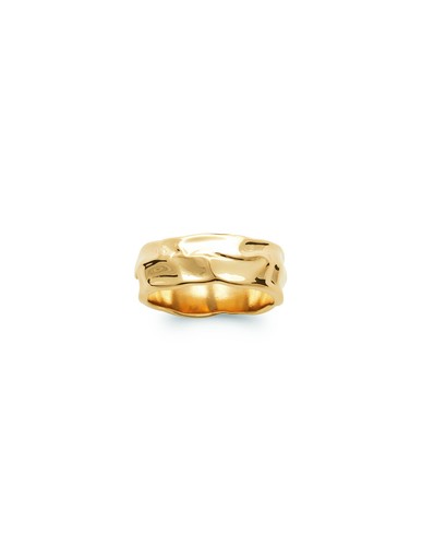 Bague finition martelée - bague,