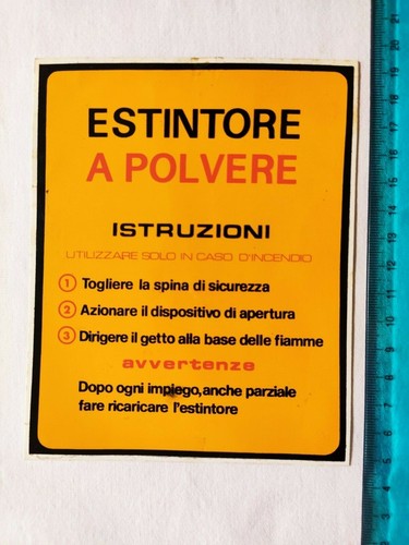 Autocollant extincteur - autocollant, À