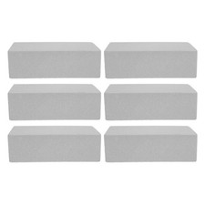 6pcs de fleurs de fleurs de fleurs séchées Base de mousse en pot simulée