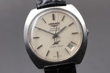 [Exc+5] Montre automatique pour homme Longines Ultra Chron 37 mm cadran argen...