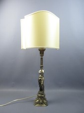 Lampe Sculpture Femme Laiton
