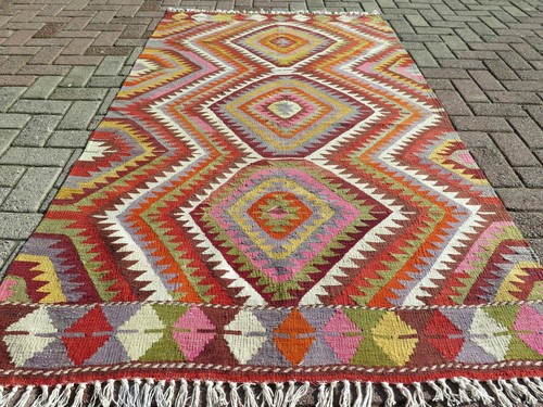 Vintage turkish barak kilim - turkish,