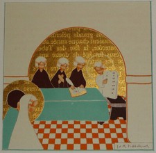 Illustration pieuse de Jeanne