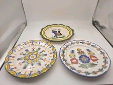 Lot 3 assiettes hb henriot