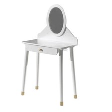 Coiffeuse Enfant "Billy" 128cm Blanc