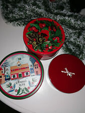 IKEA - 3 BOITES en METAL - NOËL