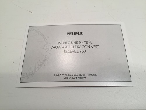 Carte peuple prenez - carte, une