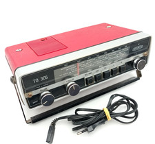 Poste Radio vintage Transistor Optalix TO 305 Rouge 1976