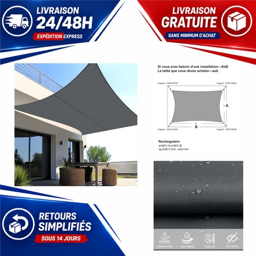 Voile ombrage sunny guard - d'ombrage,