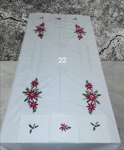 Nappe brodée faite - nappe,