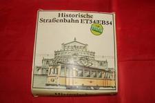 HISTORISCHE STRABENBAHN HO MAQUETTE TRAMWAY  TRAIN ELECTRIQUE BOITE ET54/EB54