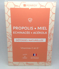 PROPOLIS MIEL PONROY 20 AMPOULES BUVABLES  11/2027  DEFENSES NATURELLES