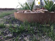 Lot de 10 Bordures de jardin acier Corten hauteur 14cm épaisseur 1,5mm