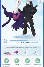 ✨POKEMON GO✨ COMPTE 69 