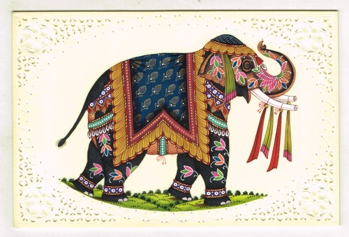 Décoré éléphant peinture - décoré,