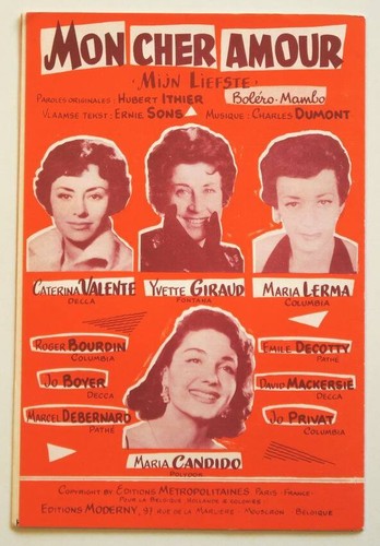Partition vintage sheet music