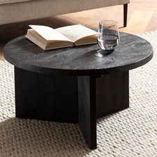 Finebuy table basse ronde bois - table,