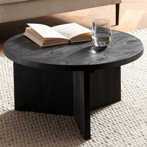 Finebuy table basse ronde bois - finebuy,
