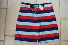 short de bain surf rayé