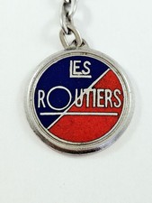 PORTE-CLES - LES ROUTIERS - Métal Émaillé - Restaurants Relais Camions 1960s