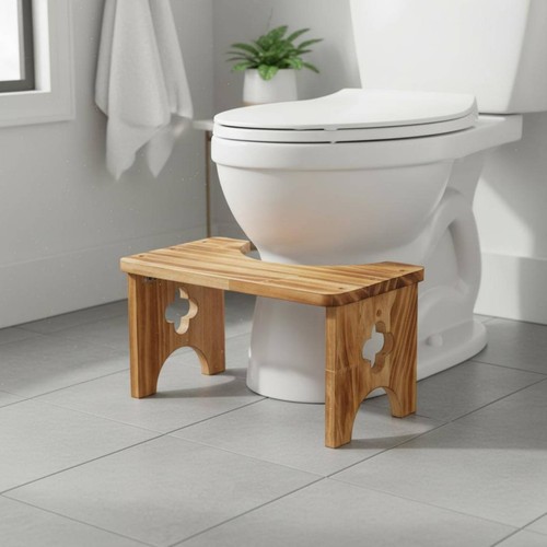 Marchepied toilette bois - de,