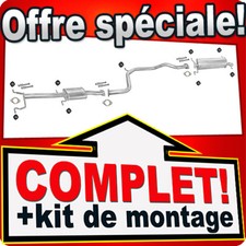 Ligne pot d'échappement pour