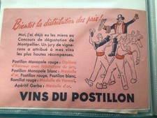PUBLICITÉ VINS POSTILLON