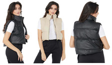 Femmes Faux Cuir Matelassé