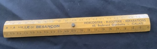 Ancienne règle bois - règle,
