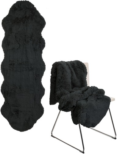 Tapis imitation peau agneau - tapis,